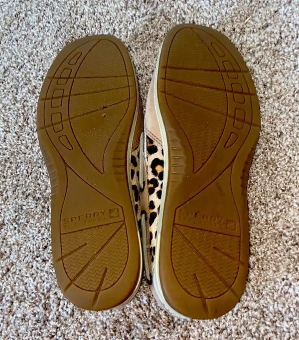 Sperry Angelfish Leopard Jacquard Slip-On Boat Shoe - Image 4
