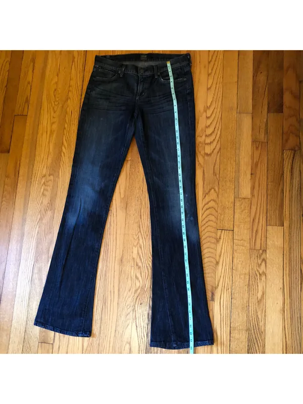 Citizens of Humanity Women's Morrison Slim Dark Wash Bootcut Jeans - Size 28 - Image 9