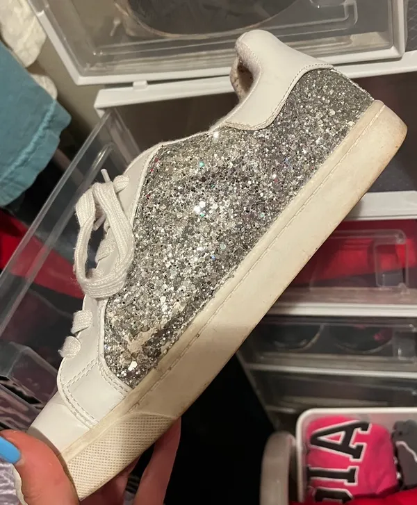 Soda Boutique Sparkle Star Sneakers - Image 6