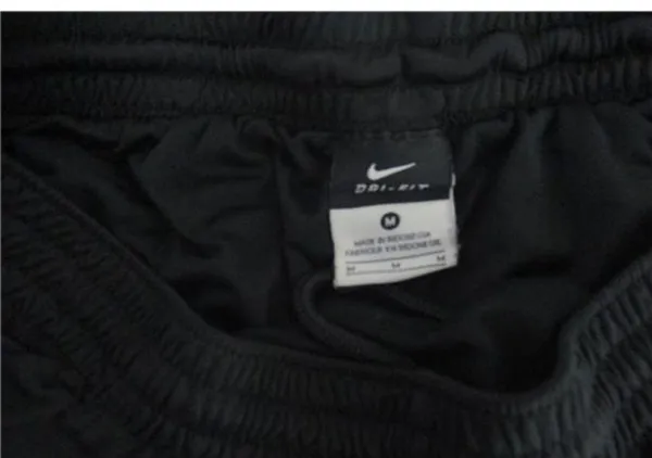 Nike Dri Fit Activewear Shorts Size M Black Lined Drawstring - Image 5
