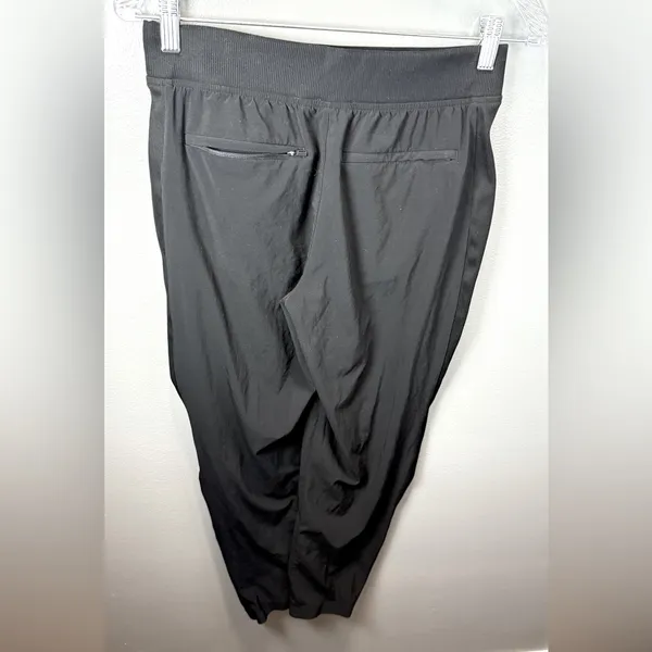 Athleta‎ Brooklyn Jogger Women's Black Athletic Athleisure Pants Size 4 - Image 2