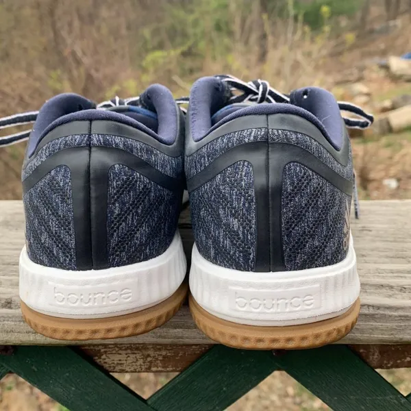 Adidas Womans Bounce Sneakers Sz 8 Navy - Image 3