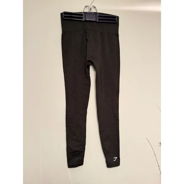 Gymshark Vital Seamless 2.0 Leggings‎ Charcoal Marl High Waist Womens medium - Image 2
