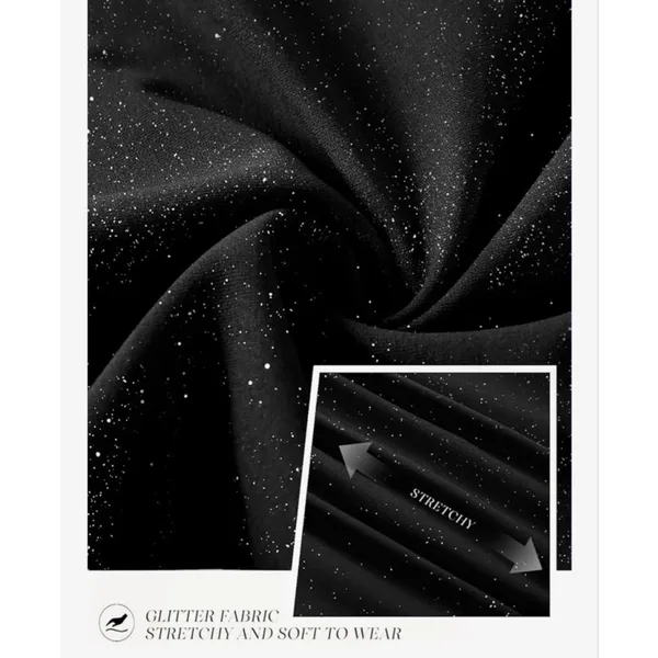 NEW Plus Size Shimmer Formal 1 Shoulder Cocktail Evening Midi Dress S - Image 9