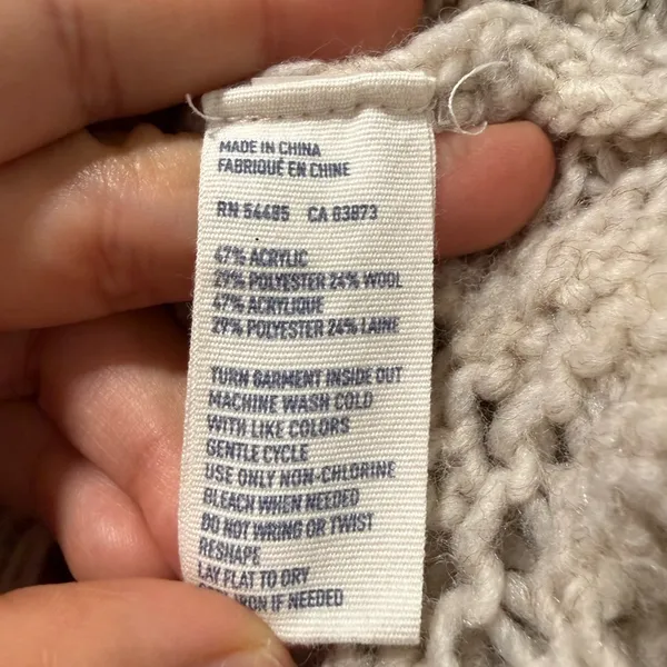 American Eagle Outfitters Cream Knit Sweater - Image 7