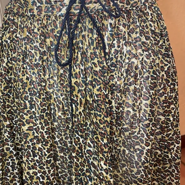 Leopard print boho skirt Size M - Image 4