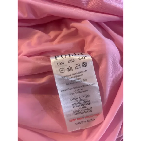 OH POLLY Yesenia Corset Ruched Dress in Ballet Pink Mini NEW NWT Size US 0 XS - Image 8