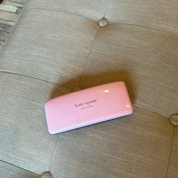 Kate Spade‎ Pink Green Sunglasses Case - Image 2