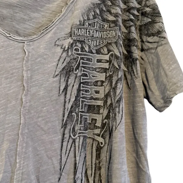 Harley‎ Davidson Gray Shirt - Image 3