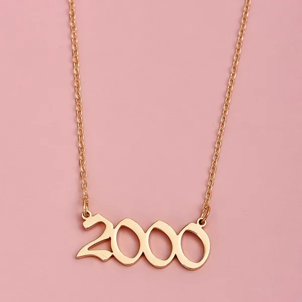 Necklace 1995-Personality Year-Date # Pendant Gift - Image 3
