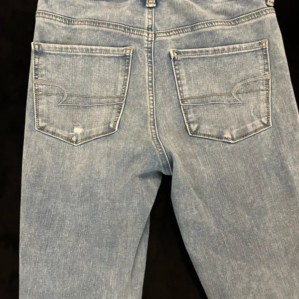 American Eagle 🦅 360 Next level stretch distressed hem skinny - Image 9