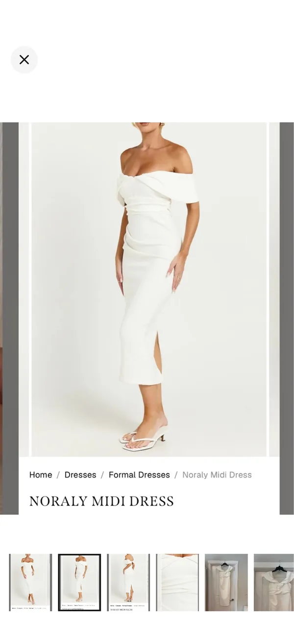 New Here Comes The Sun White Dress - Image 2