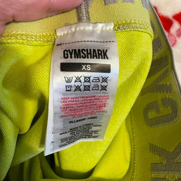 Gymshark Vital Seamless 2.0 Leggings Women's XS Neon Yellow Workout Gym - Image 2