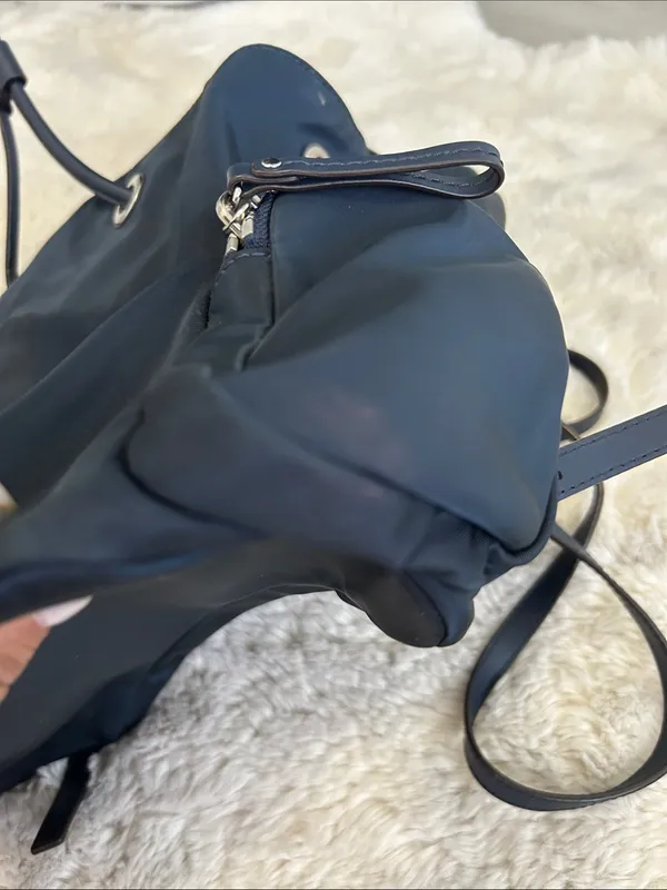 Michael Kors Abby Backpack Navy Nylon - Image 7