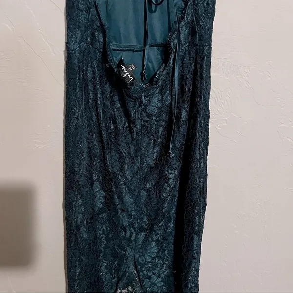 Lulu’s Extraordinary Love Forest Green‎ Lace MIDI Skirt - Image 7
