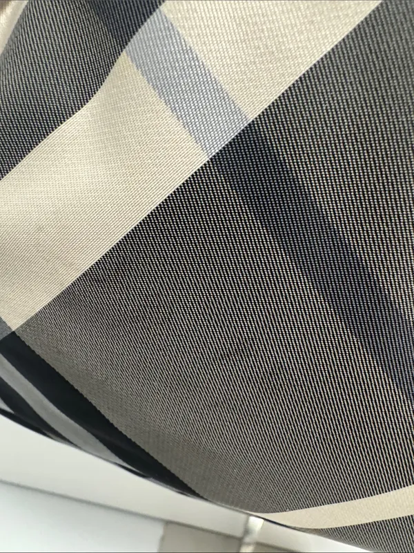 Burberry Beat Check Nylon Brooklyn Hobo Bag Metallic - Image 9