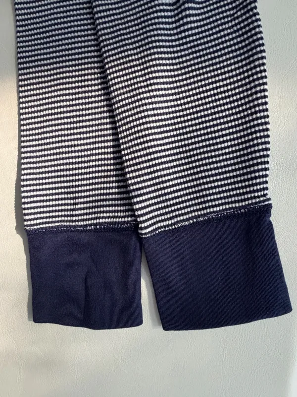 Old Navy Classic Y2K Micro Striped Thermal Top - Image 3