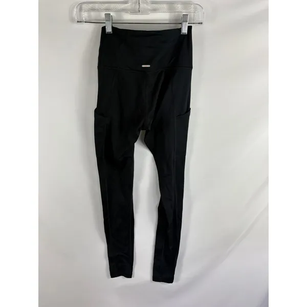 Aerie Chill Play Move Black Pocket Leggings Size Small - Image 3
