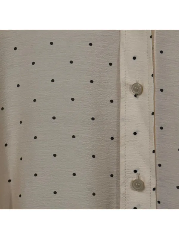 H&M Women's Small Polka Dot Button-Up Shirt - Image 3
