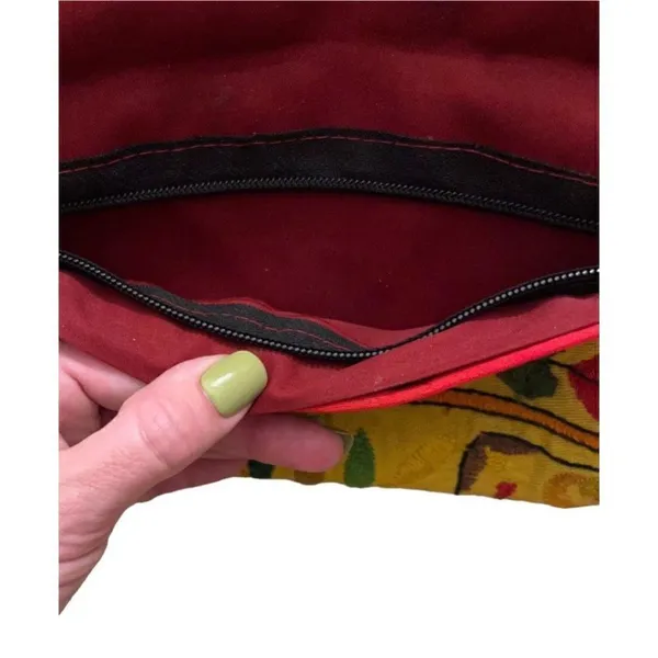 Embroidered Indian Crossbody Sling Purse - Image 5