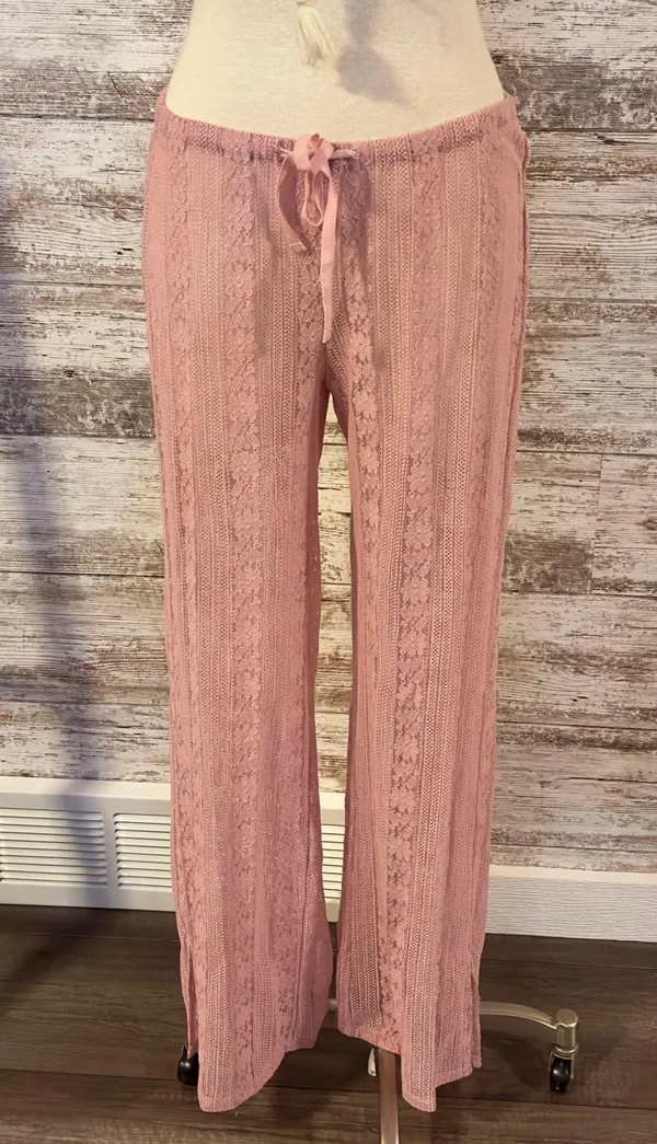 Edikted Swimsuit lace pink cover bottoms - Image 2