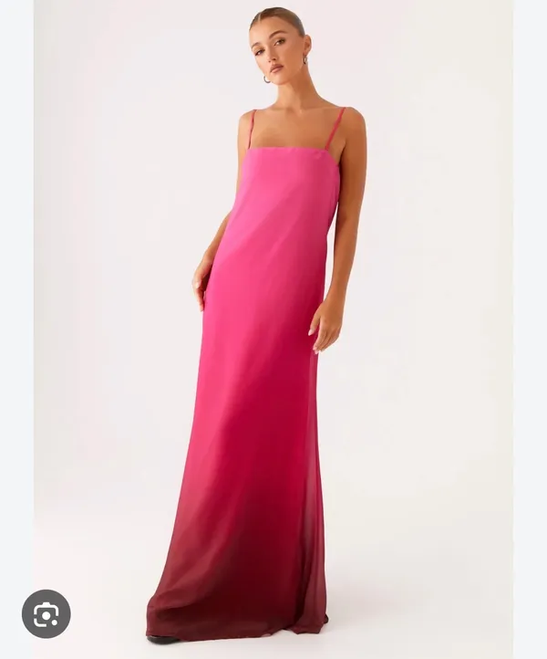 Peppermayo Marianne Maxi Pink Ombre Dress - Image 6