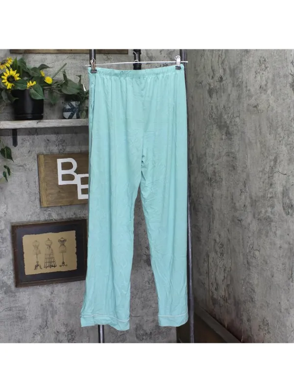 NWT State of Day Womens 2-Pc. Fluid Knit Pajamas Set Canton Blue XS - Image 7