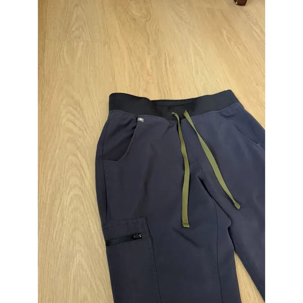Figs Zamora Jogger Scrub Pants Women's S Technical Collection Navy Blue Nurse - Image 2