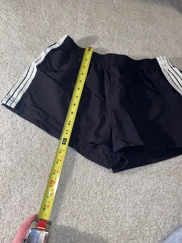 SheIn Black White 3 Striped Athletic Shorts - Image 5