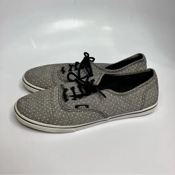Vans gray with‎ white polka dots unisex sizing - Image 5