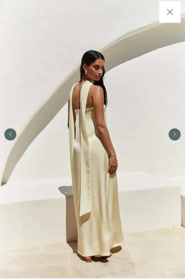 Fortunate One Maxi Dress Yellow - Image 2