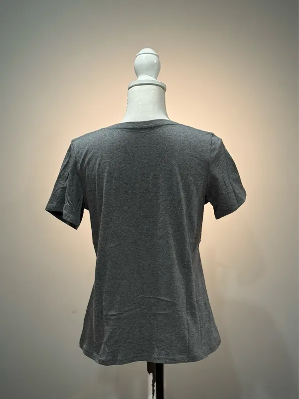 Gray Pact V-Neck Organic Cotton S/S Tee Size S NWOT - Image 2