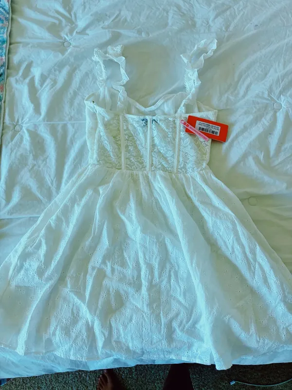 Beginning Boutique Dress White Mini - Image 2