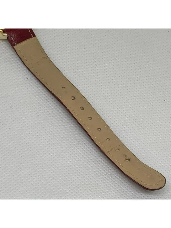 Harry Potter Quidditch Watch women gold tone 38mm quartz red leather running - Image 8