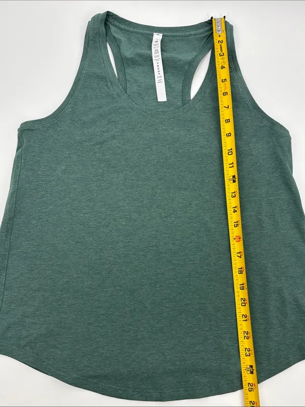 lululemon athletica Women's V-Neck Top in Heathered Teal - Image 6