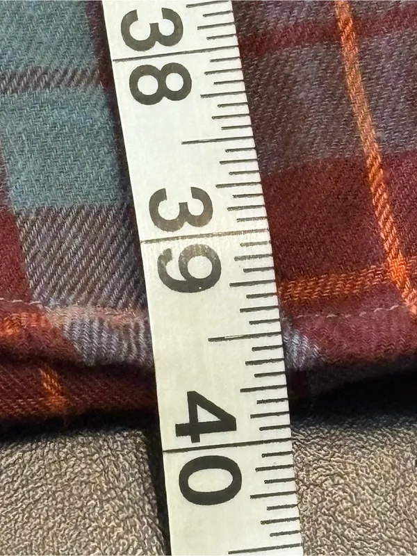 Natural Life size S Plaid Button-Front Shirt Dress in Blue and Brown. NWOT - Image 12