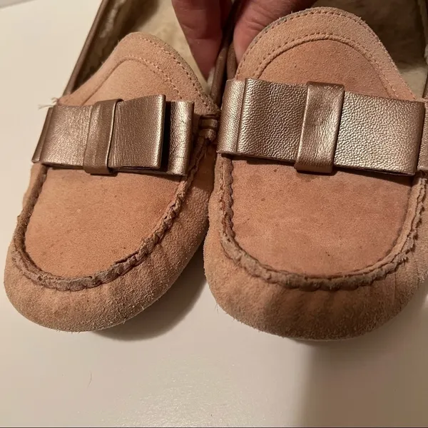 Cole Haan Blush Pink Bow Detail Driving‎ Loafers - Image 7