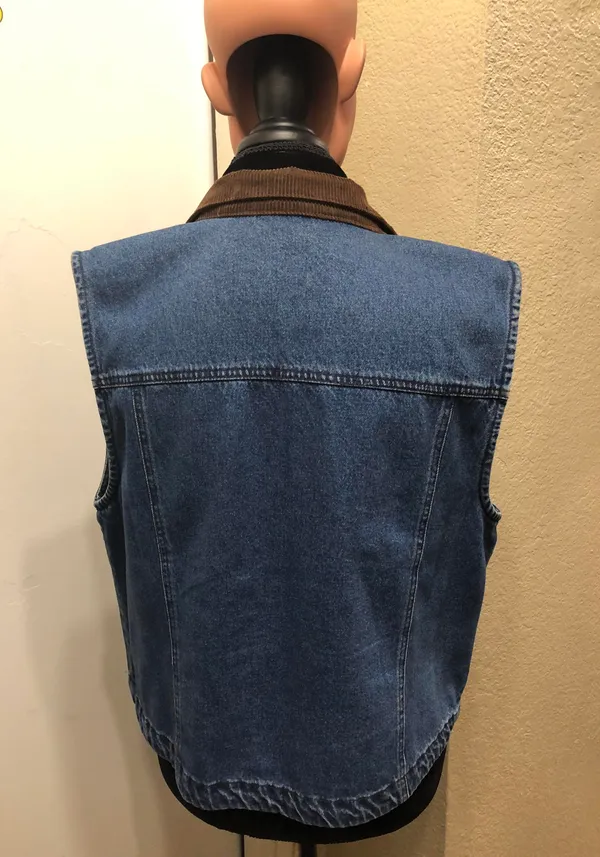 Blue Jean Western Cowgirl Vest - Image 2