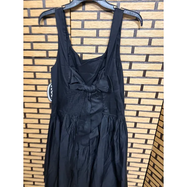 Scoop‎ Black Drop Waist Midi Dress Size Medium - Image 4