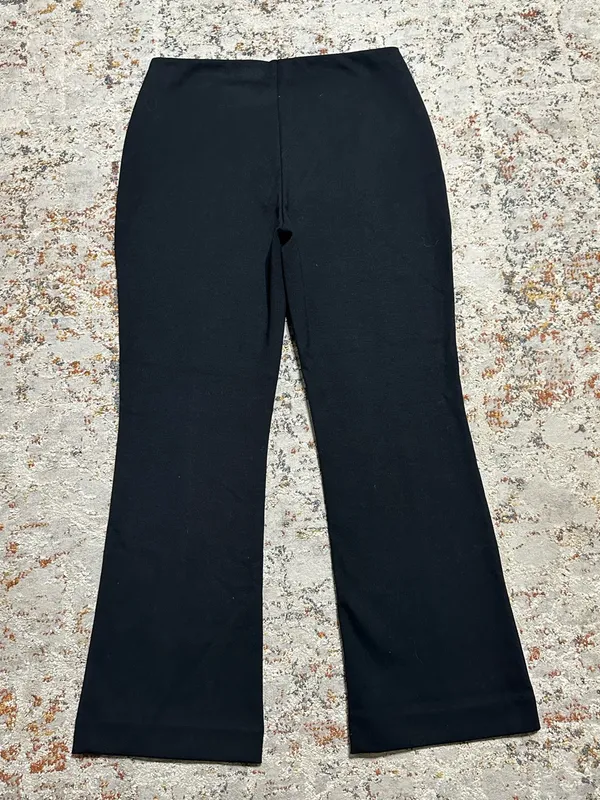 Everlane THE DREAM KICK FLARE PANT size Large black front pleat - Image 10