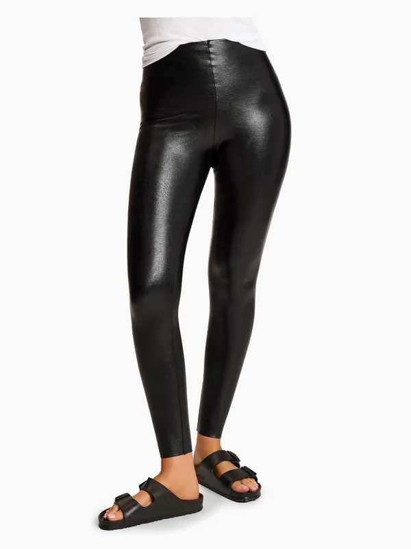 Commando Faux leather lined leggings size medium - Image 2