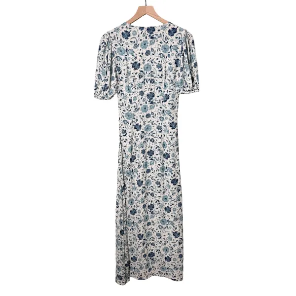 NWT Faherty Sorrento Print Dreamer Floral Maxi Dress Blue White Women’s Size XXS - Image 5