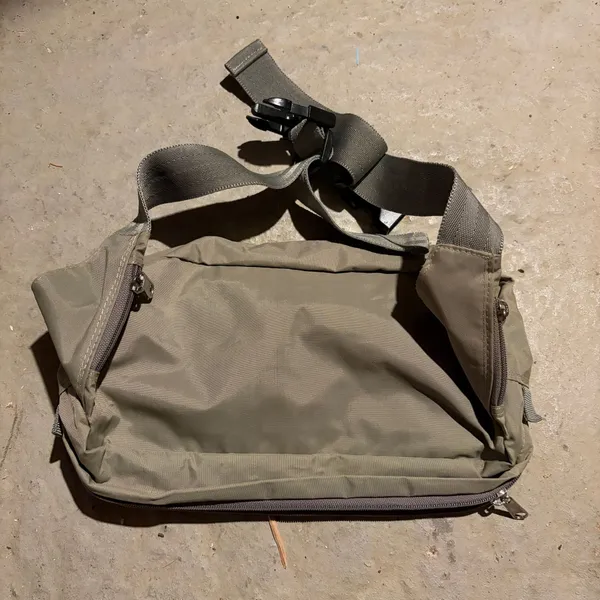 VTG 90s American Tourist Dad Appalachian Trail Adjustable Hip Fanny Pack Gray - Image 4