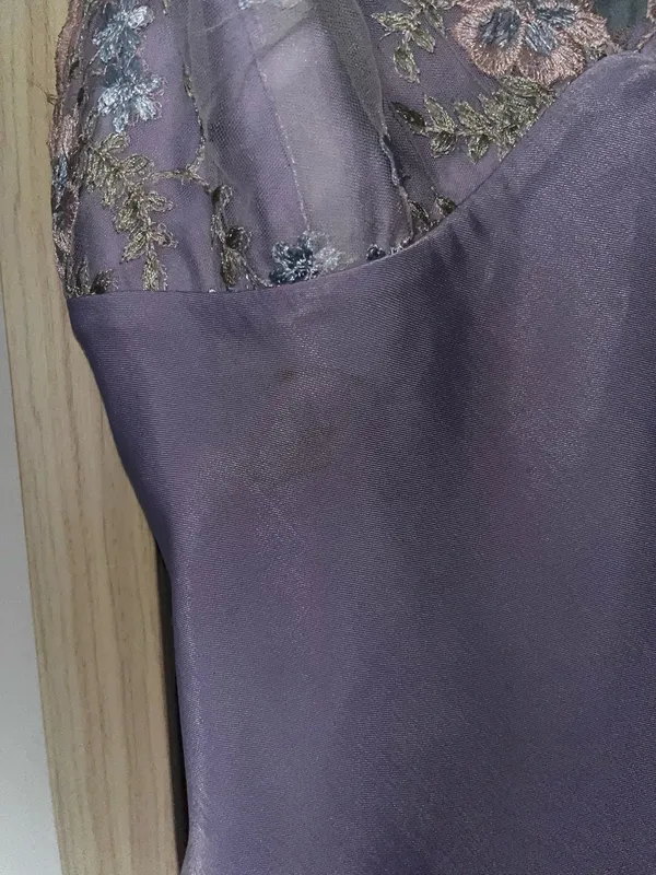Princess Polly Purple Mini Dress Floral - Image 3