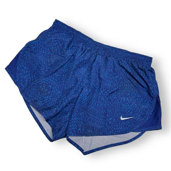 Nike Womens Shorts Sz‎ XS Blue Running Short Athletic Gym Dri-Fit Tempo - Image 2