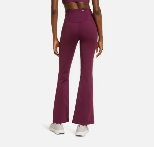 Z By Zella Cozy Perform Flare High Waist Pants Purple Nectar - Image 2