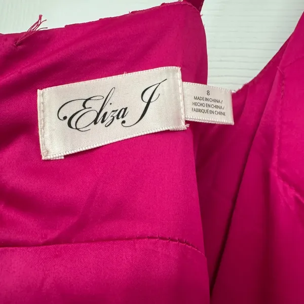 Long Fuchsia Evening Gown - Image 4
