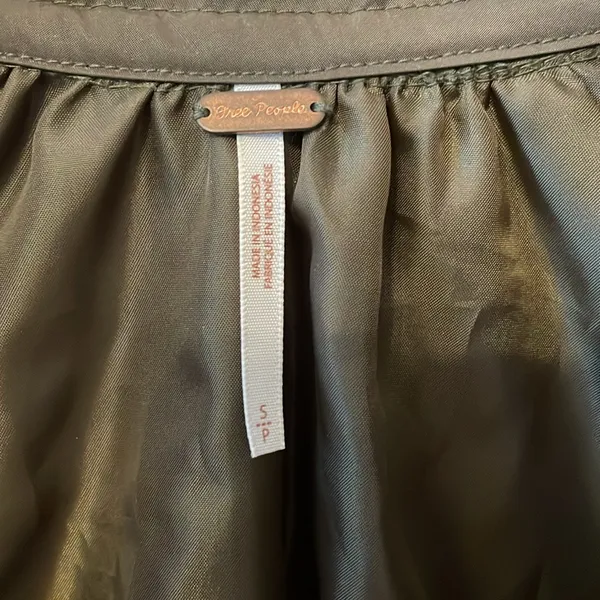 Free People Midnight Satin bomber jacket - Image 8