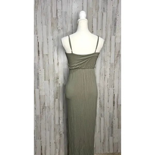 Lulus Women's XS Olive Green Maxi‎ Dress Party Cocktail Summer - Image 9