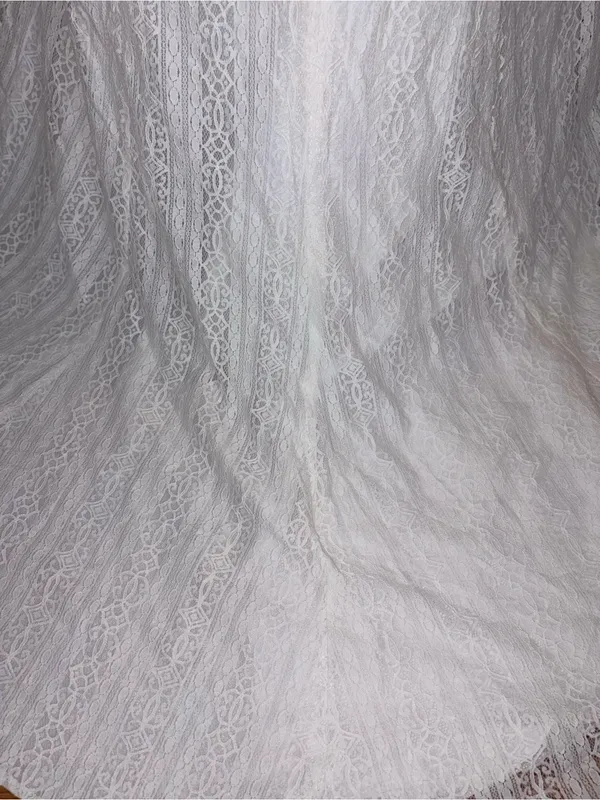 Gorgeous New Galina by David’s Bridal Crochet Lace Slip Wedding Gown - Image 9